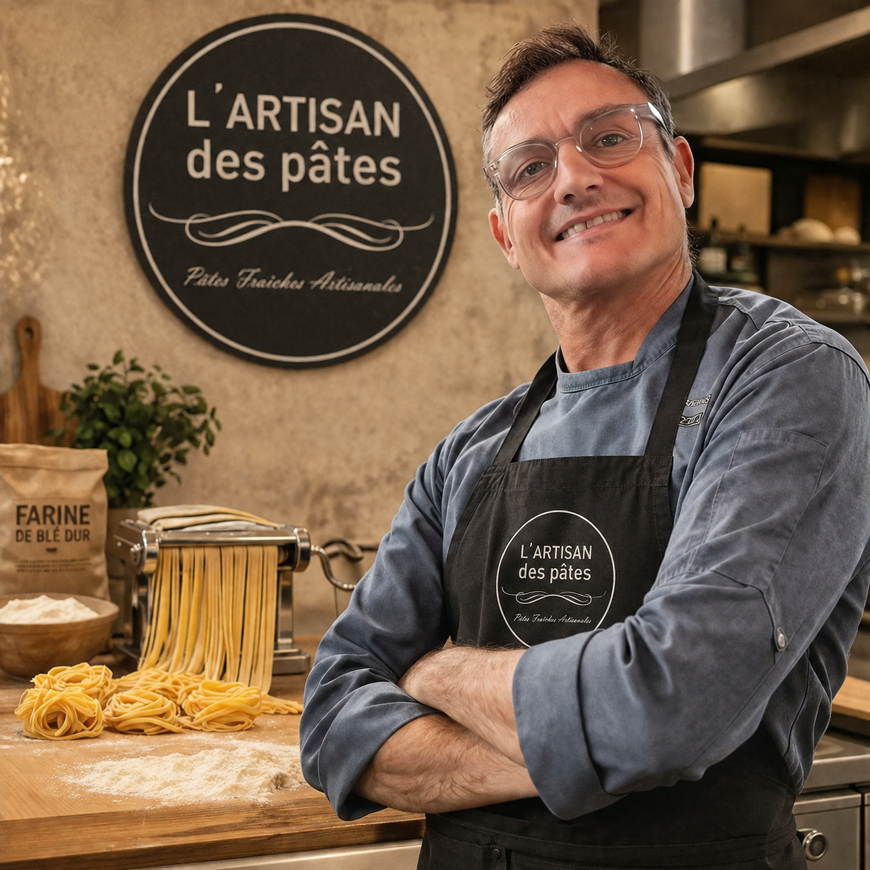 Christophe Joblet, fondateur de L'Artisan des Pâtes